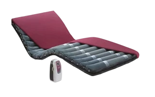 Sobrecolchón Antiescaras Premium con su unidad motora en fotografía de catálogo.