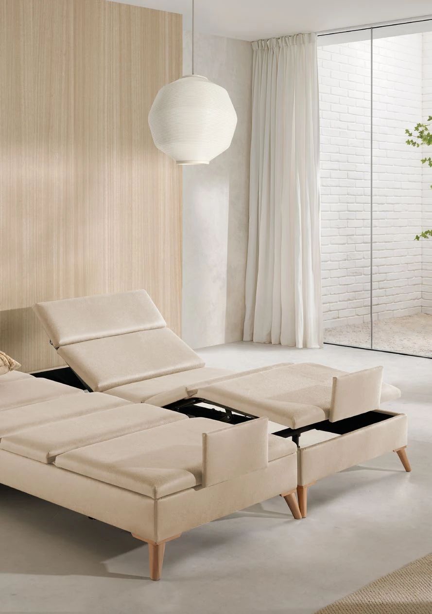 Foto ambiental de Marea en Spirit Ivory; contiene dos lechos.