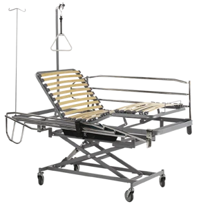 Cama con carro elevador y accesorios mostrados como opcionales, no incluidos por la foto.
