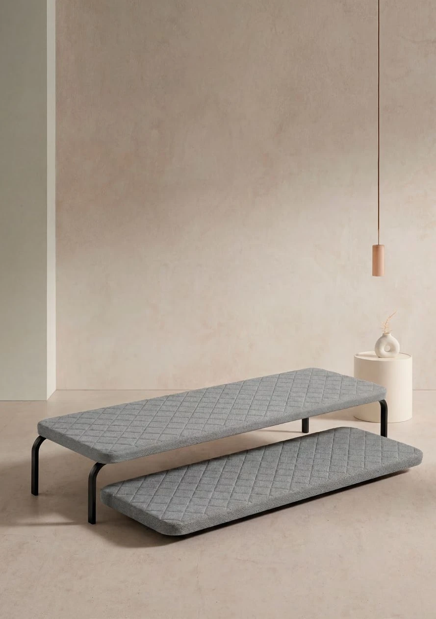 Canguro Tapizado: Color: 3D Gris