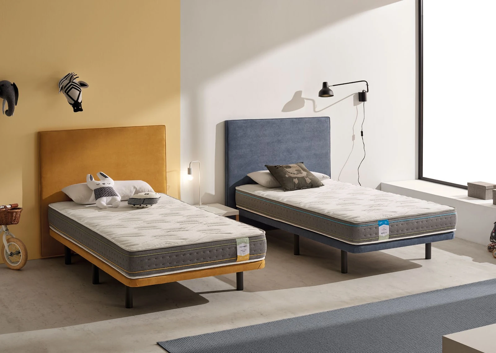Colchón Moments Flexcel Buensueño: imagen de ambiente de la familia Moments, compartida con otras versiones