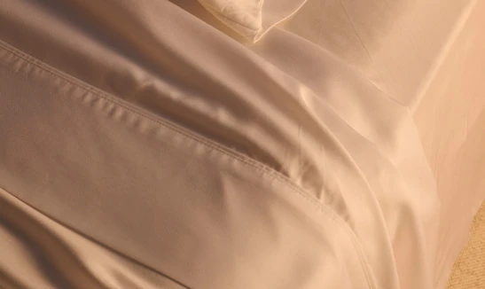 S&aacute;banas Satin Bamboo: detalle del tejido en color Perla seg&uacute;n cat&aacute;logo
