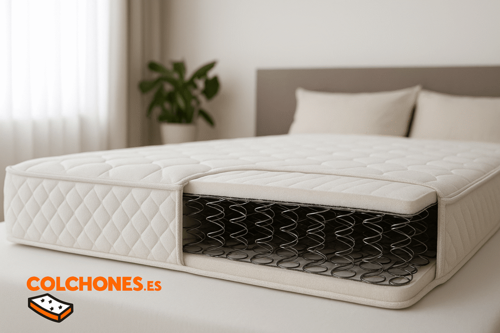 Colchón Emma Body Adapt cama blanca confortable - descanso reparador profesional tecnología avanzada