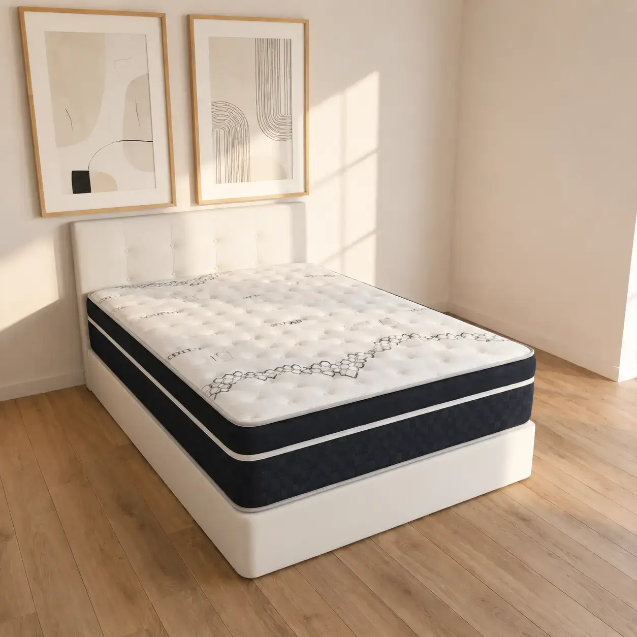 Pack Canapé Madera + Colchón ViscoCarbono 35K