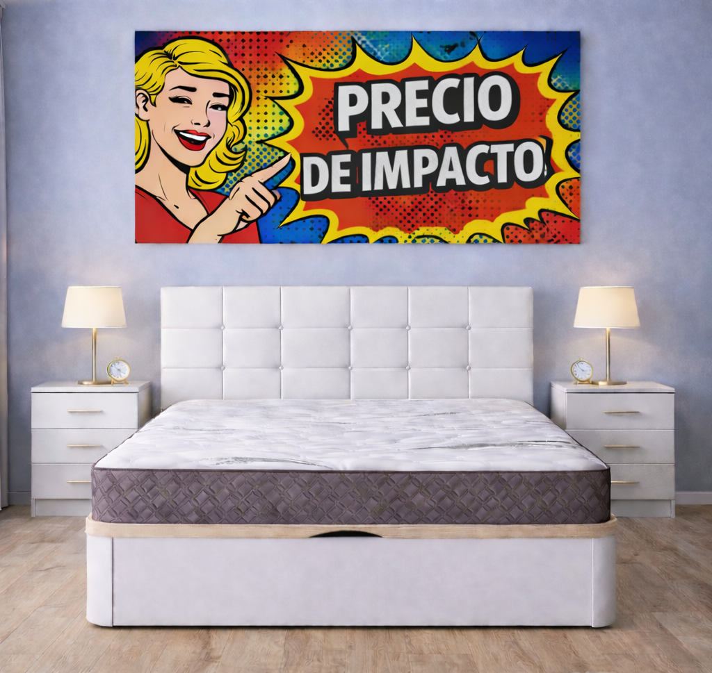 Pack Colchón Visco Carbono más Canapé